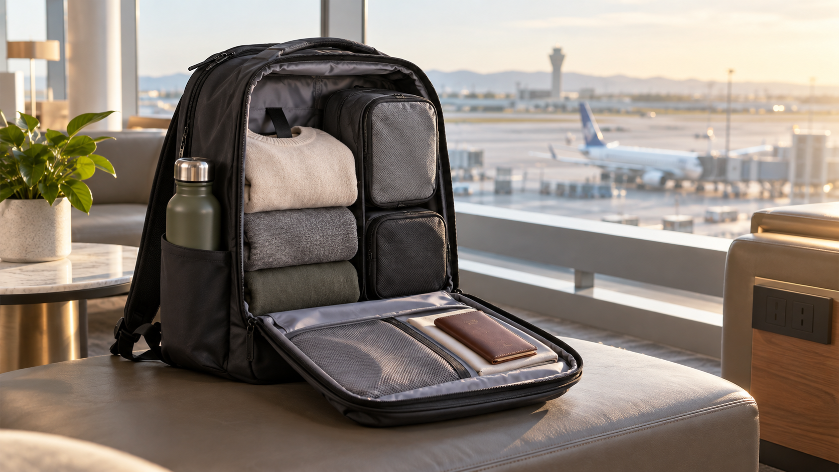 Travel security belt and anti-theft bag for keeping valuables safe