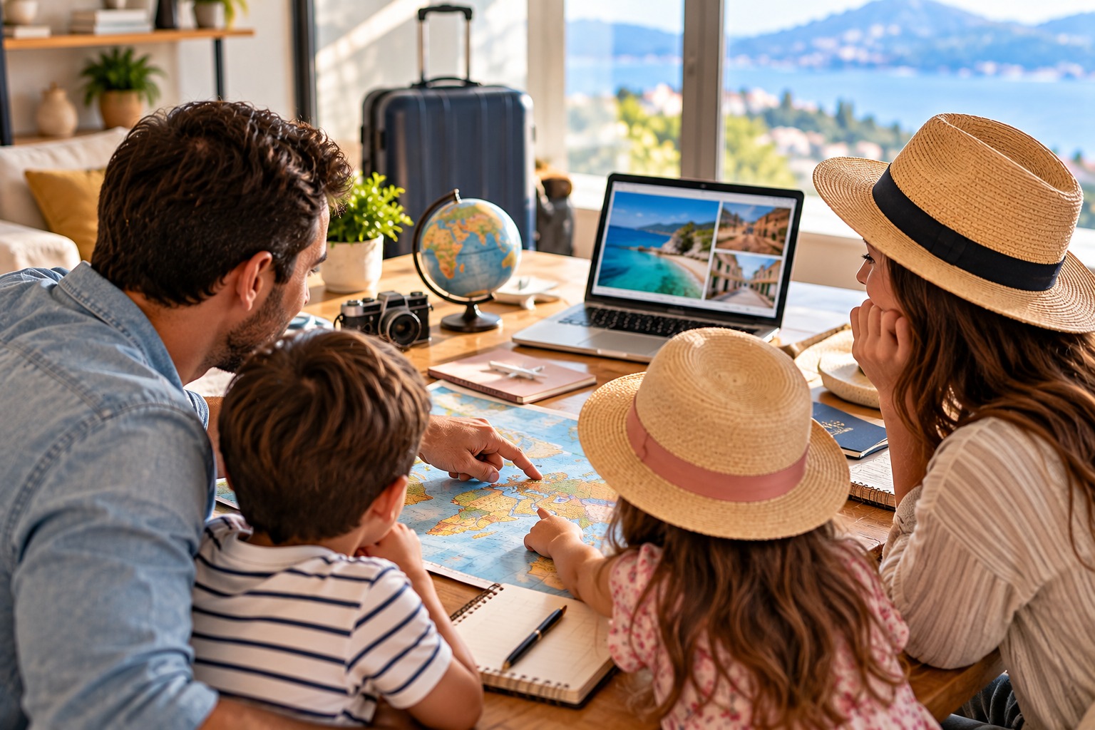 how to plan a family vacation